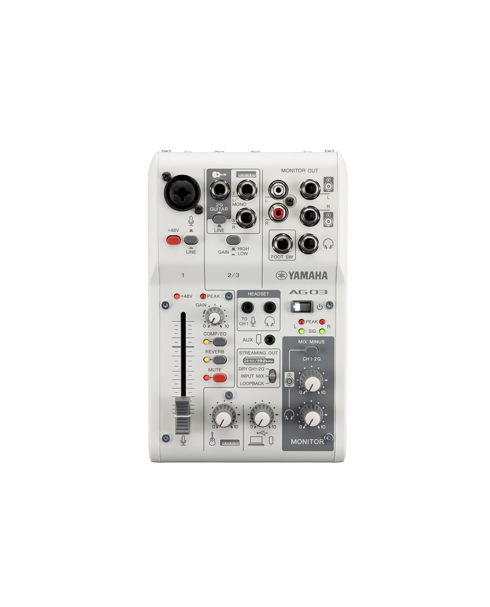 【ほぼ新品】AG03mk2 YAMAHA AG03MK2 3-Channel Loopback Audio USB Mixer - Yamaha USA